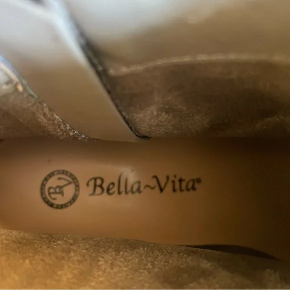 Bella Vita Women’s Tan Suede Dress Bootie Ankle Boot Sz-8 - Picture 8 of 14